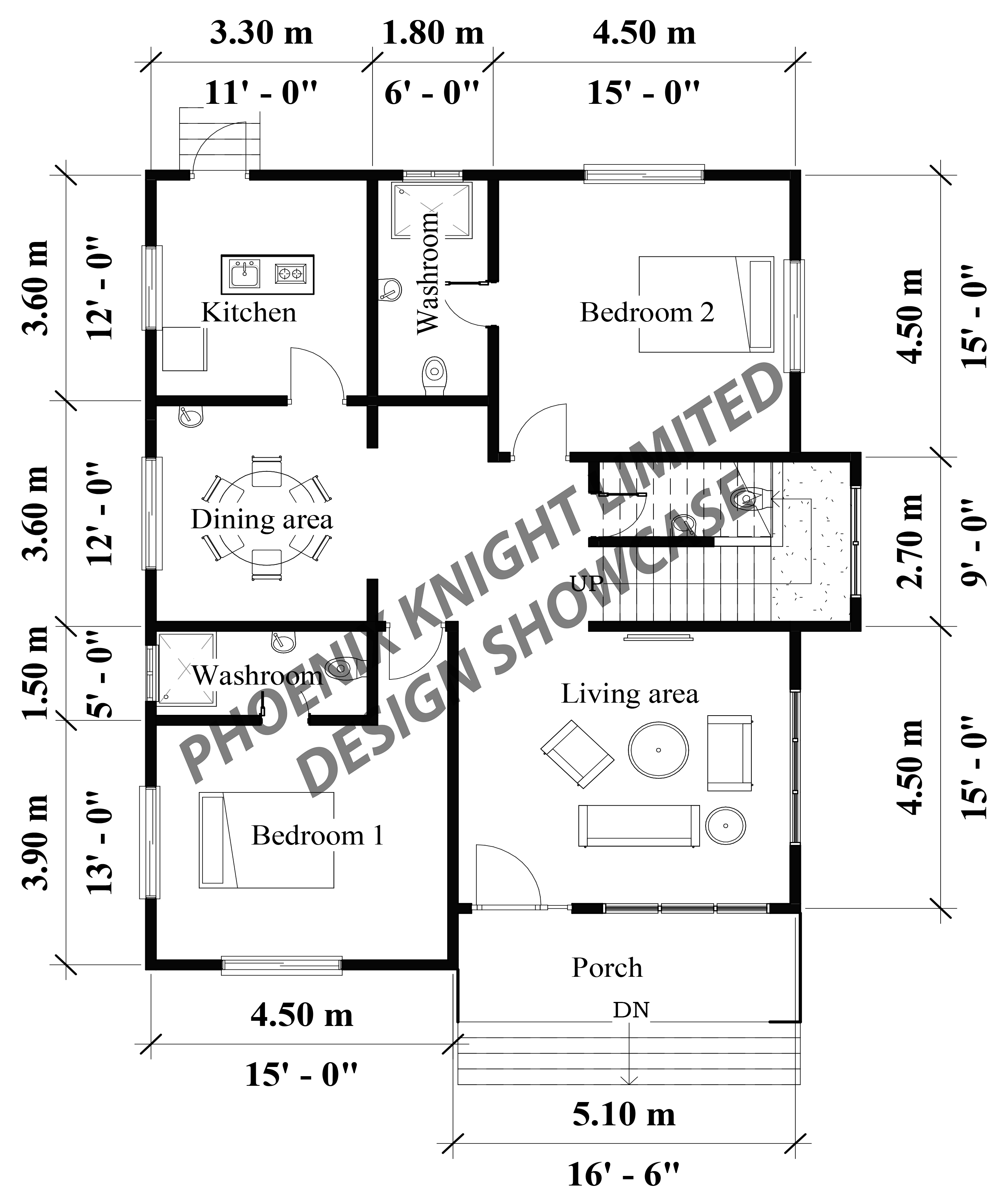 Luna Crest Villa Floor Plan 1